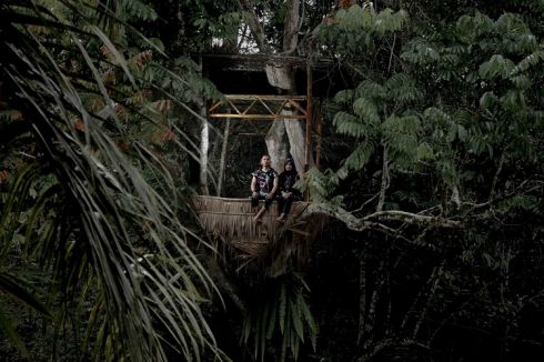 Pre-wedding on the landak river - Batu kapal ( bukit lawang )